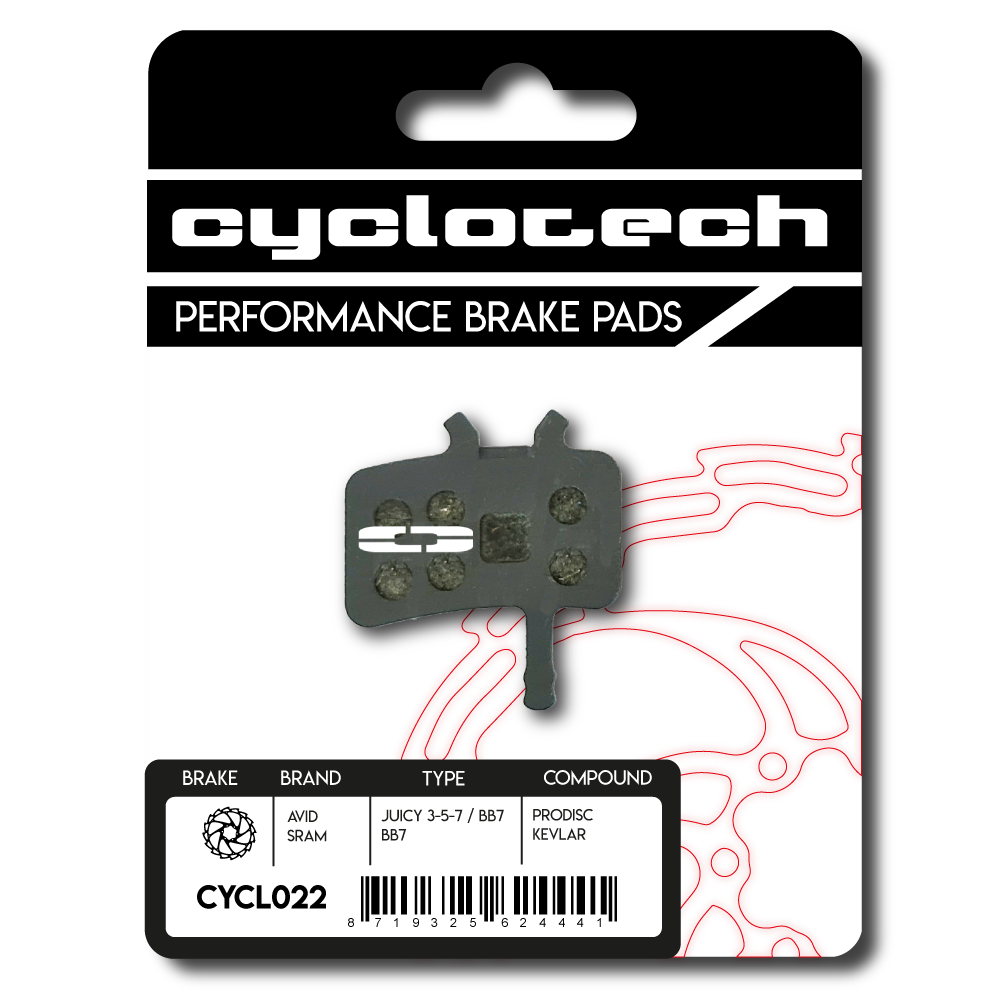 Prodisc Kevlar brake pads for Avid Juicy 3 - 5 - 7 - Avid BB7