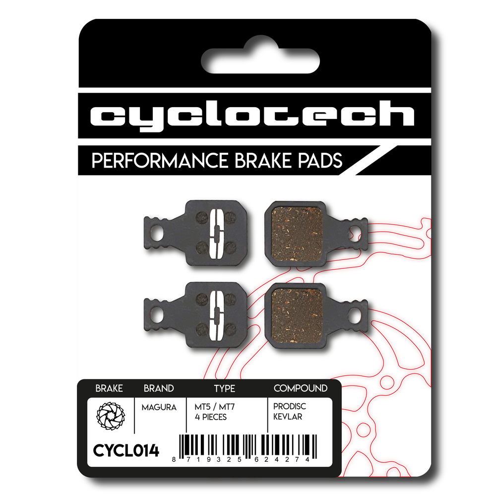 Prodisc remblokken voor Magura MT7 - CT5 (4pcs)