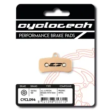 Tektro 4-piston 5 mm brake pads, Cyclotech Prodisc Metal