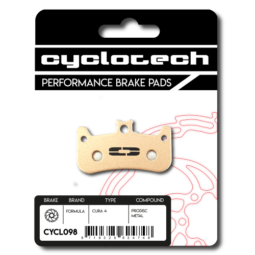 Prodisc Metal brake pads for Formula Cura 4