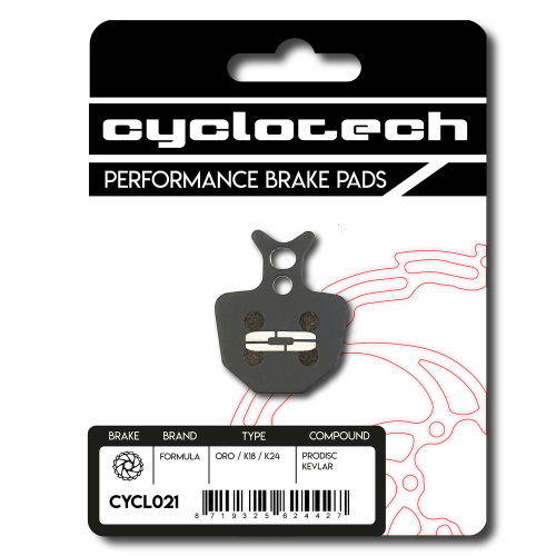 Prodisc Kevlar brake pads for Formula Oro / K18 / K24