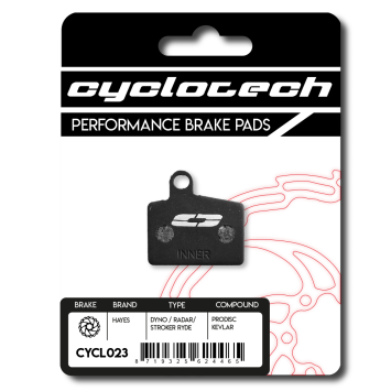 Prodisc Kevlar remblokken voor Hayes Dyno / Radar / Stroker Ryde