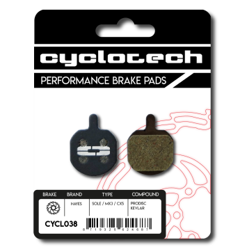 Prodisc Kevlar brake pads for Hayes Sole - MX3 - CX5