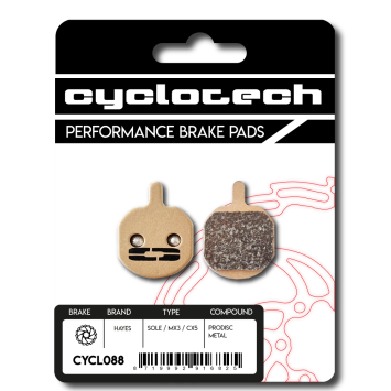 Prodisc Metal brake pads for Hayes Sole - MX3 - CX5