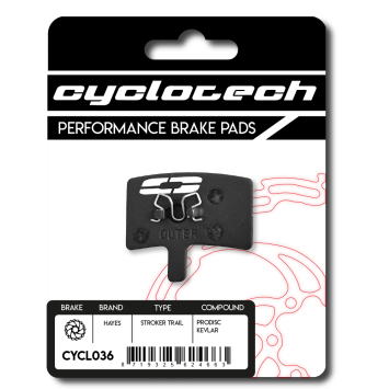 Prodisc Kevlar Bremsbeläge für Hayes Stroker Trial