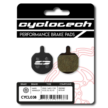 Prodisc Kevlar Bremsbeläge für Hayes Sole - MX3 - CX5