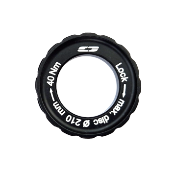 Lockring centerlock remschijven, Thru Axle