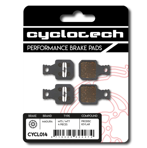 Prodisc Kevlar brake pads for Magura MT5 - MT7 - CT5 (4pcs)