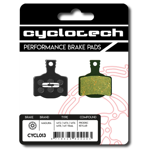 Prodisc Kevlar brake pads for Magura MT2 - MT4 - MT6 - MT8 - CT4