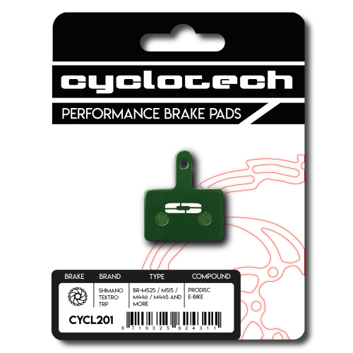 Prodisc E-bike brake pads for Tektro Auriga - Draco - Gemini - Orion