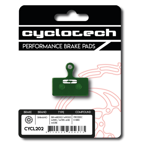 Prodisc E-bike brake pads for Shimano XT - XTR - SLX - DEORE