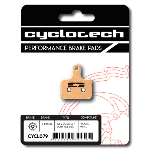 Prodisc Metal brake pads for TRP Hylex RS flat mount