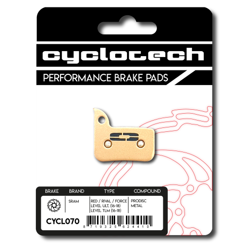 Prodisc Metal brake pads for Sram Red - Rival - Force - Hydro - Level