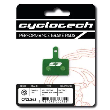 Tektro 2-piston 5 mm brake pads, Cyclotech Prodisc E-bike