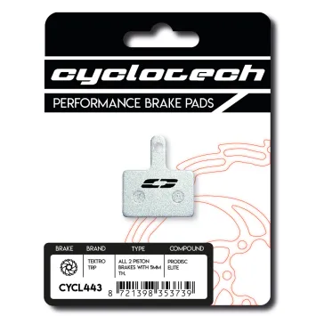 Tektro 2-piston 5 mm brake pads, Cyclotech Prodisc Elite